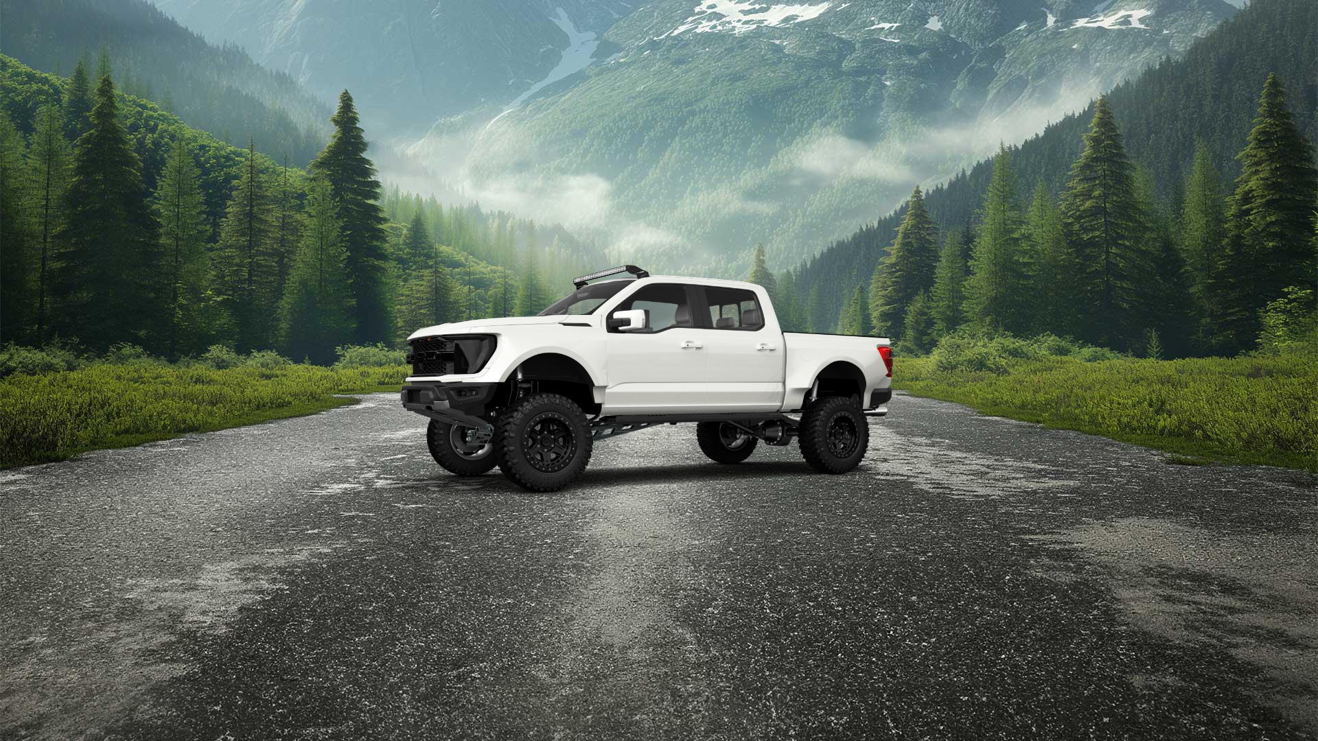 Ford F-150 Raptor 4 Door pickup truck 2021