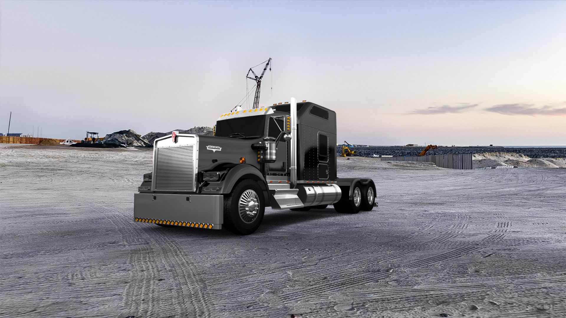 Kenworth W900 Sleeper Cab Truck 2015