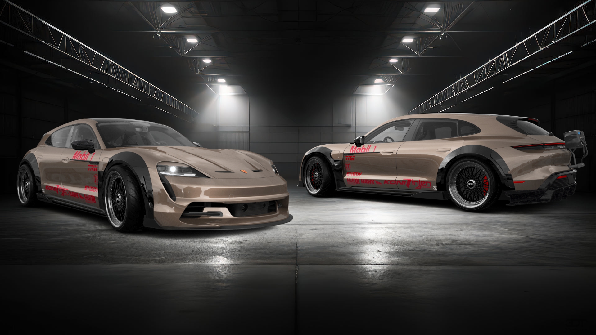 Porsche Taycan Sport Turismo Shooting Brake 2019 tuning