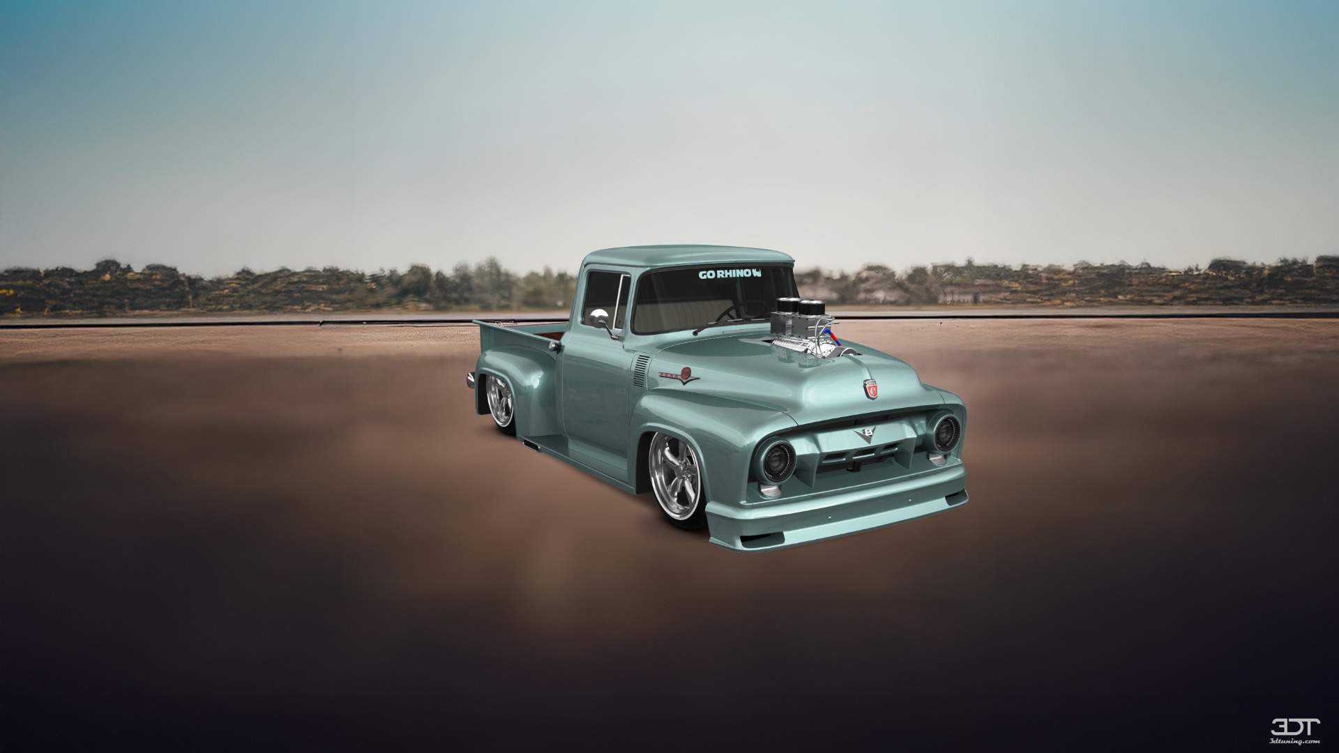 Ford F-100 2 Door truck 1956 tuning