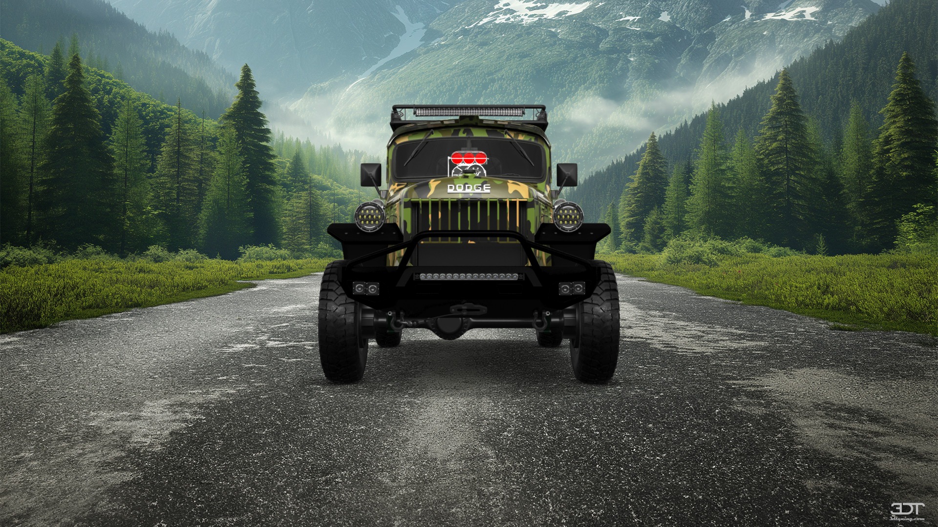 Dodge Power Wagon 2 Door pickup truck 1947 tuning