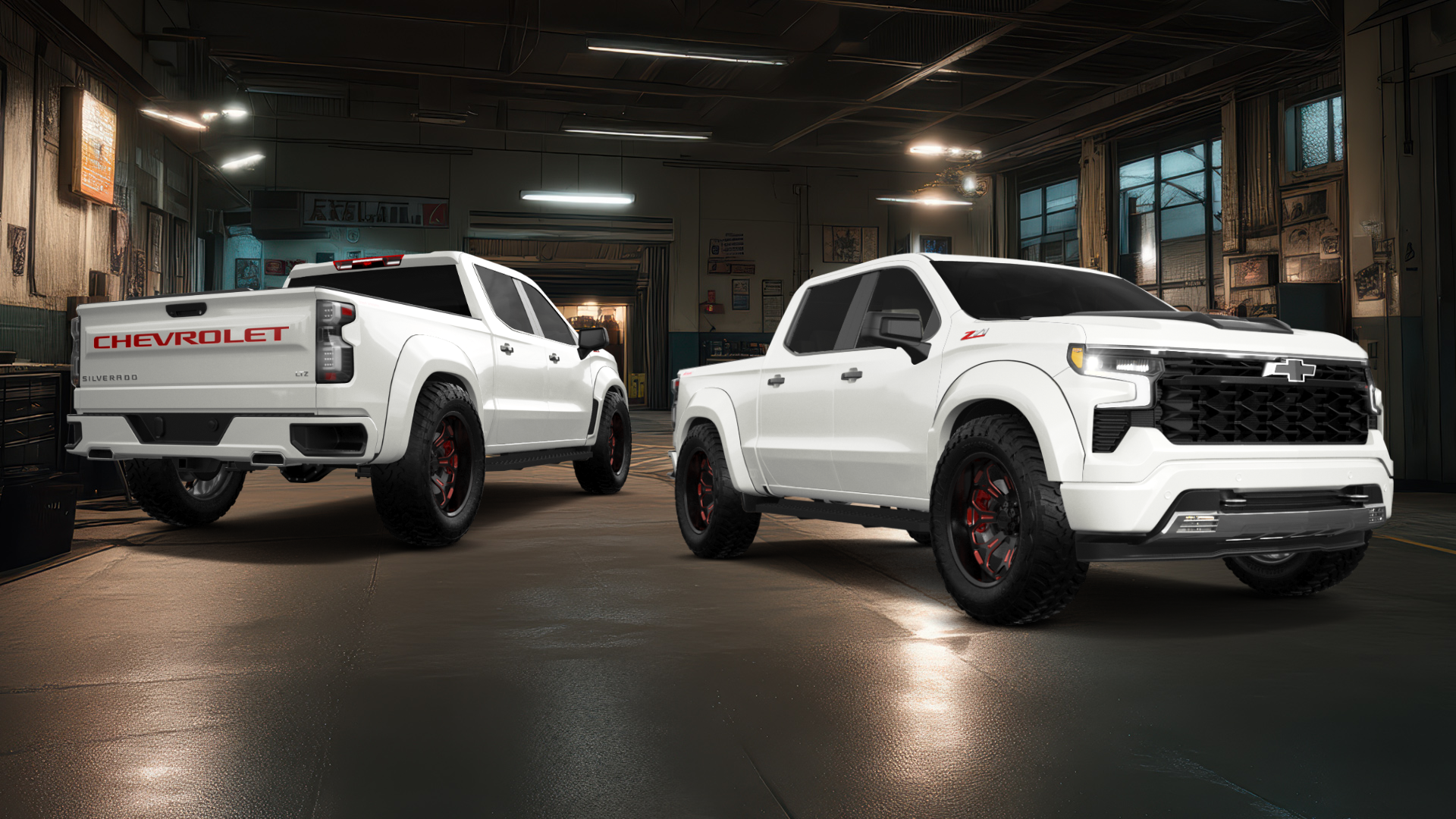 Chevrolet Silverado 1500 Crew Cab 5.8 ft box 4 Door pickup truck 2023 tuning