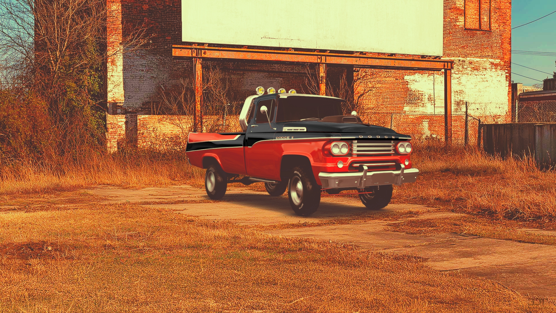 Dodge C series 2 Door pickup truck 1958 tuning
