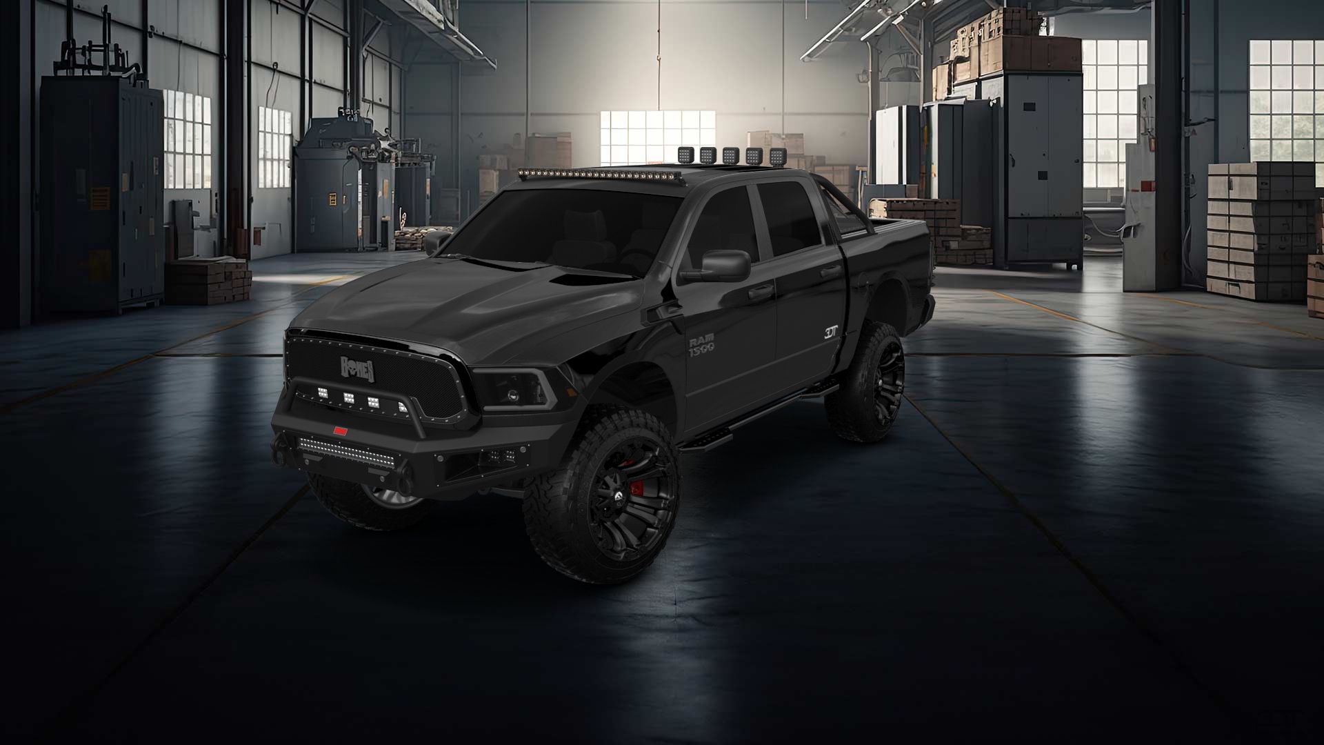 Dodge Ram 1500 5.7' box 4 Door pickup truck 2010