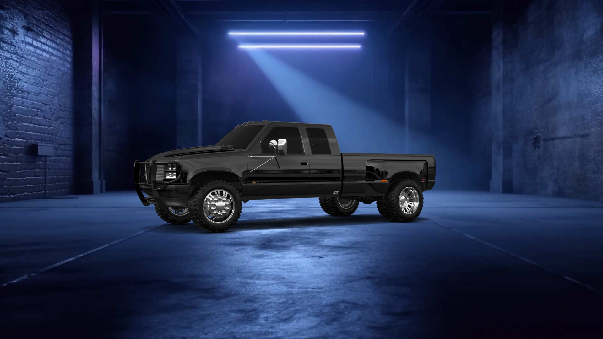Chevrolet K3500 Extended Cab Pickup Truck 1988