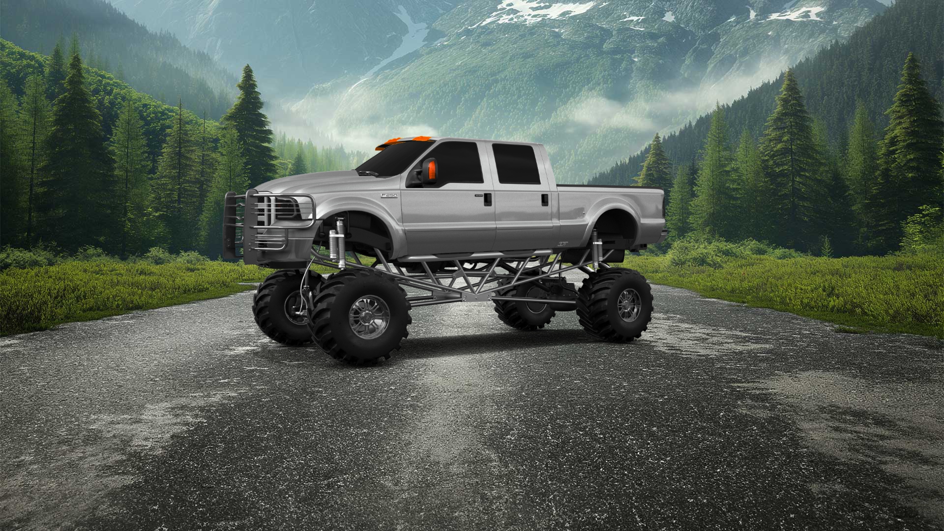 Ford F-250 Crew Cab 4 Door pickup truck 1999 tuning