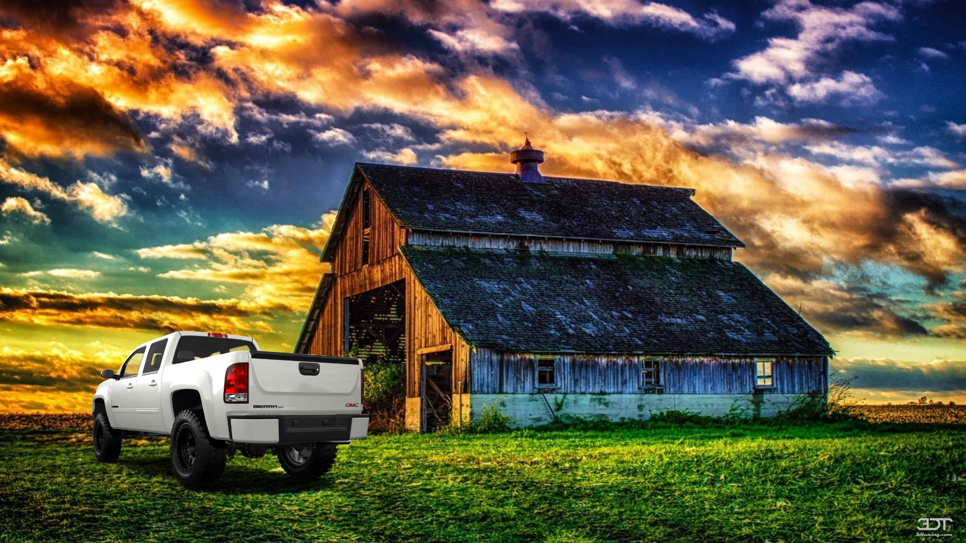 GMC Sierra 1500 Crew Cab 5.8 ft box 4 Door pickup truck 2007
