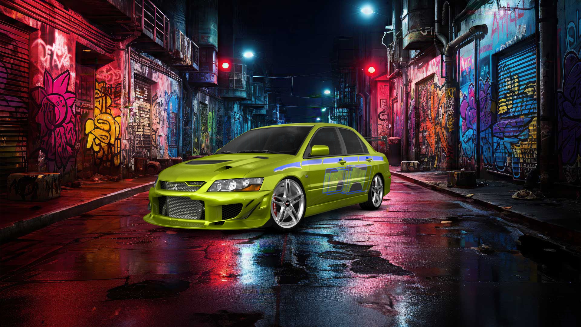 Mitsubishi Lancer Evo IX 4 Door Saloon 2005 tuning