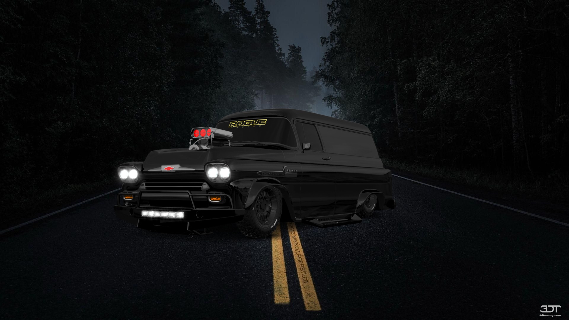 Chevrolet Apache 2 Door pickup truck 1958 tuning