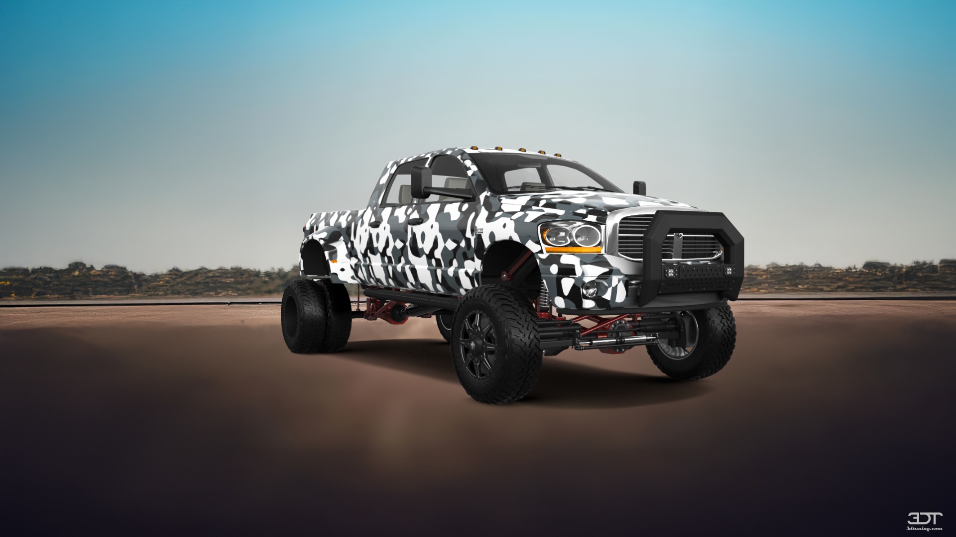 Dodge Ram 3500 Dually 4 Door pickup truck 2007 tuning