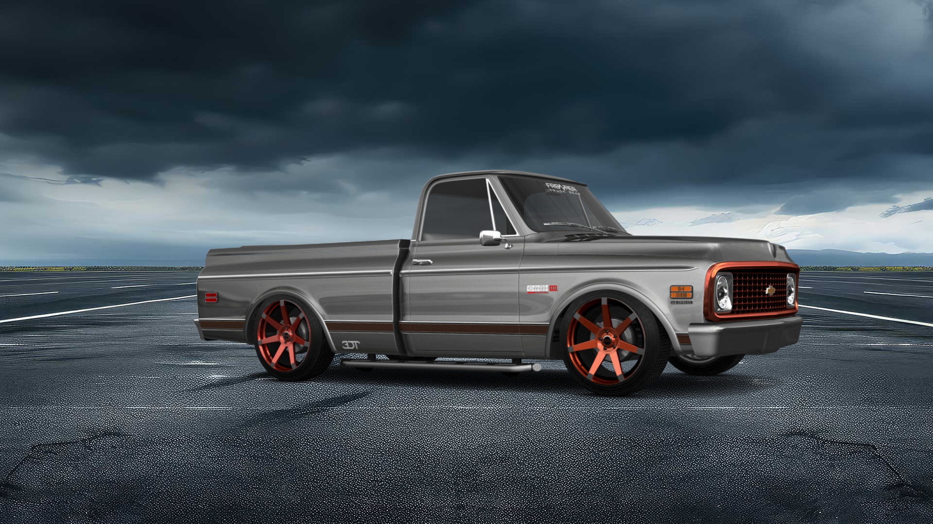 Chevrolet C-10 Cheyenne 2 Door pickup truck 1972 Images