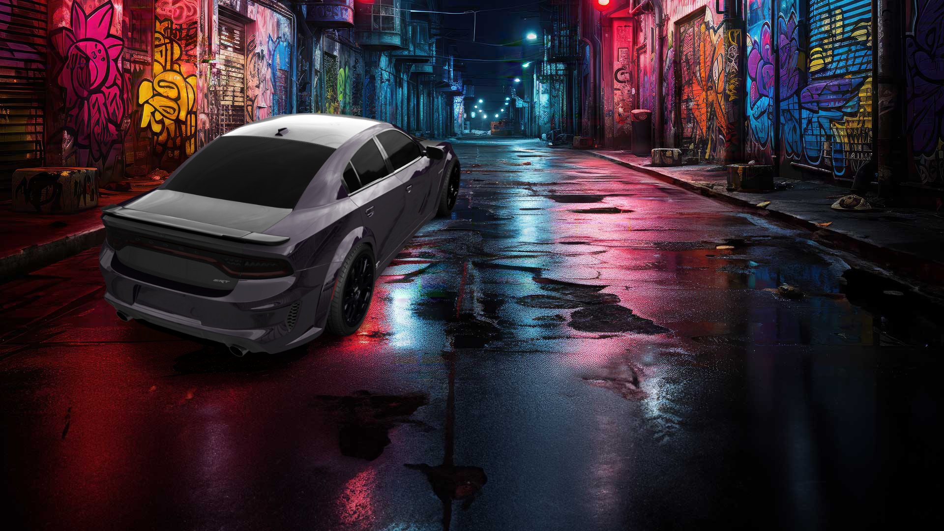 in the hood with SRT Len