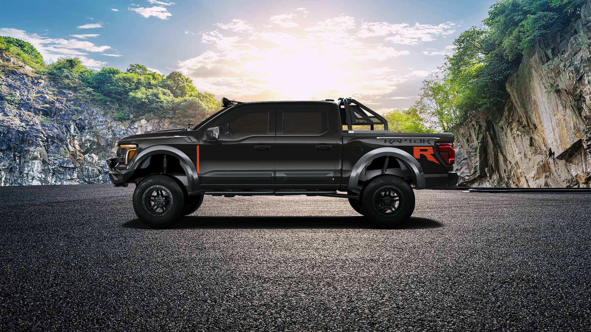 Ford F-150 Raptor 4 Door pickup truck 2024 Images
