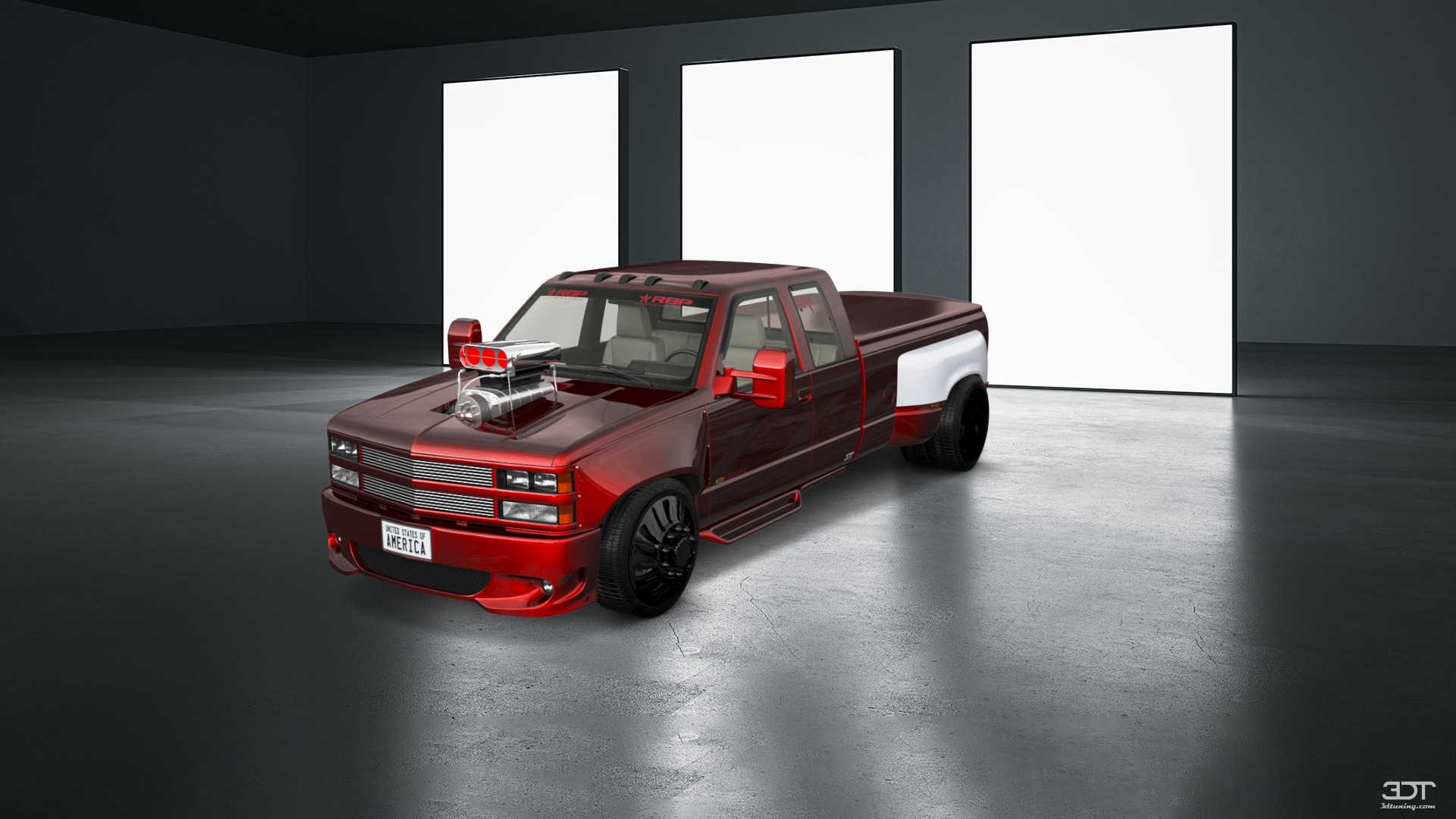 Tuning Chevrolet K3500 Extended Cab Pickup Truck 1988