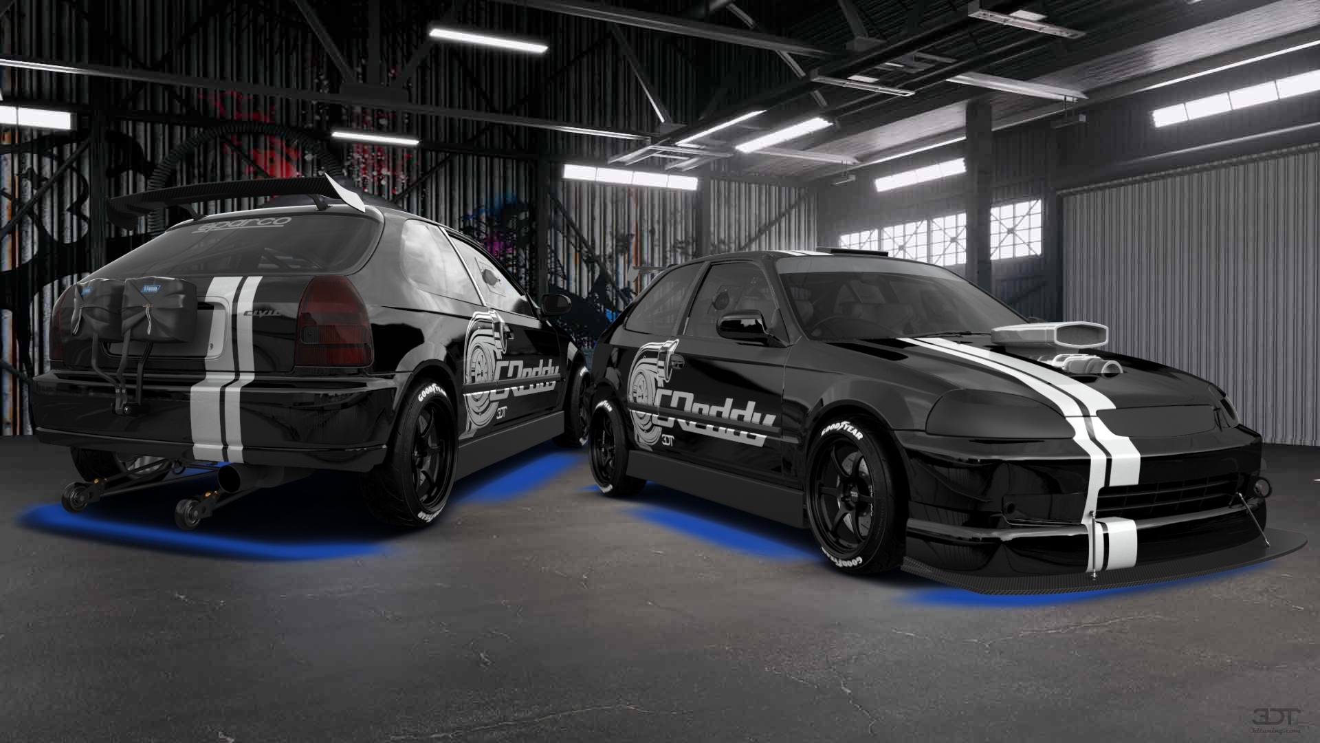 Honda Civic 3 Door Hatchback 1997 tuning