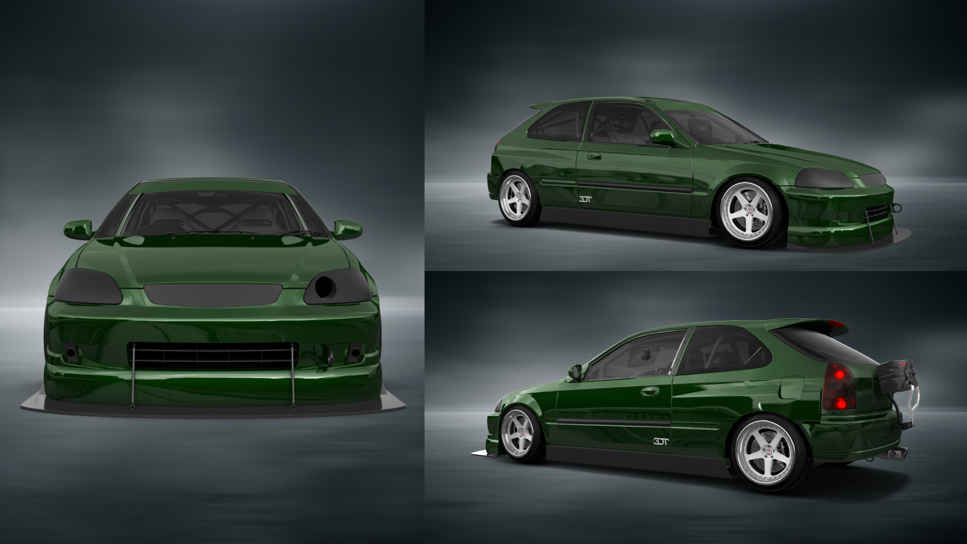 Honda Civic 3 Door Hatchback 1997 tuning