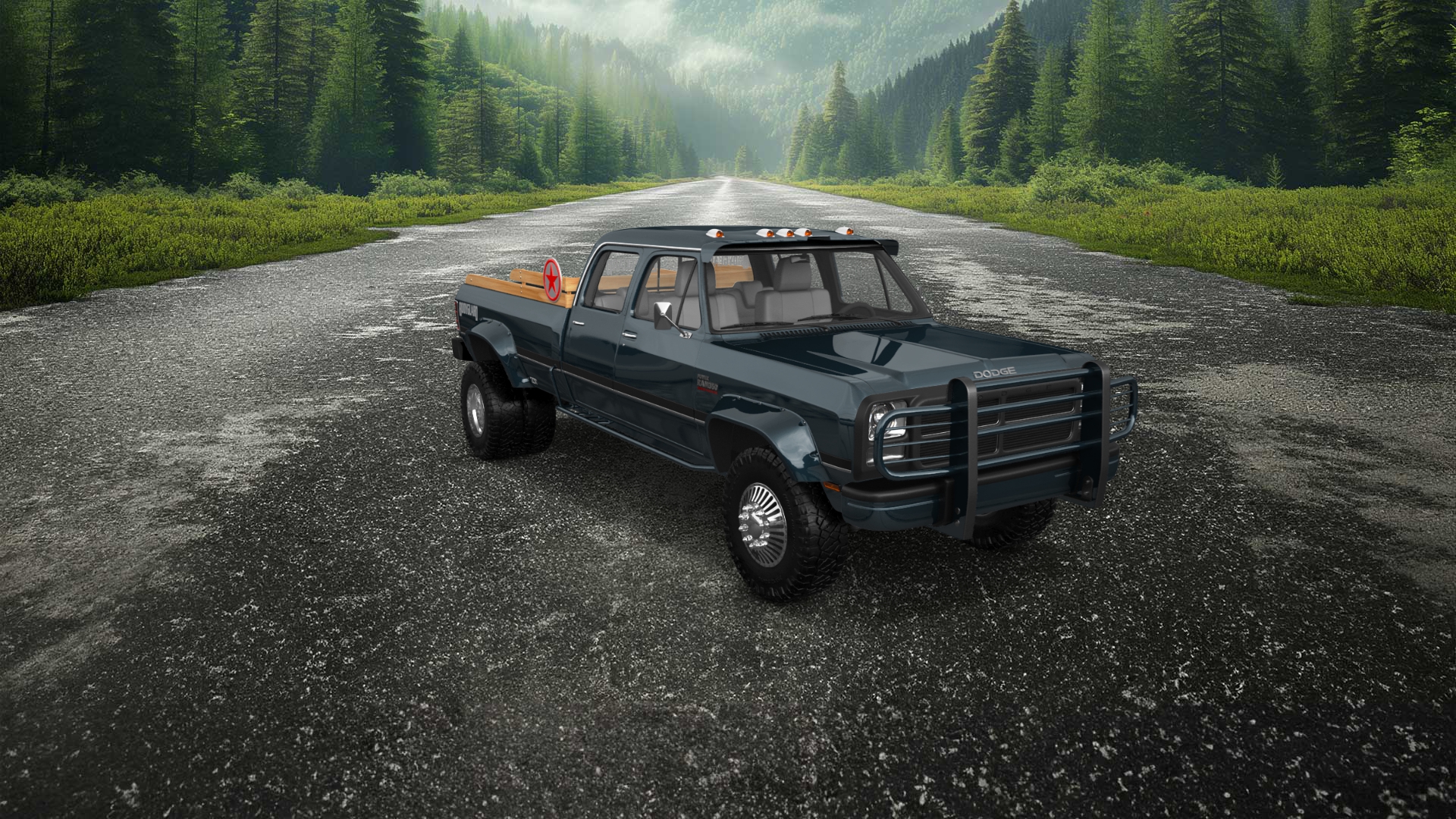 Dodge Ram 350 4 Door pickup truck 1991