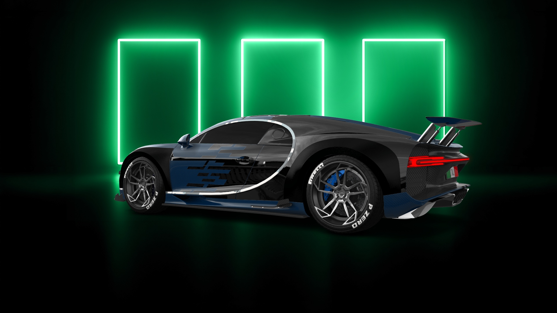 Bugatti Chiron 2 Door Coupe 2016 tuning