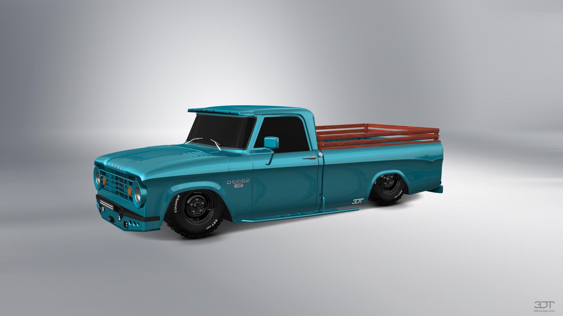 Dodge Power Wagon W200 2 Door pickup truck 1966 tuning