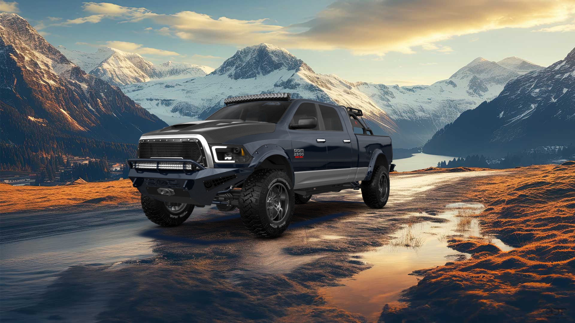 Dodge Ram 2500 Mega Cab 6.4 ft box 4 Door pickup truck 2010