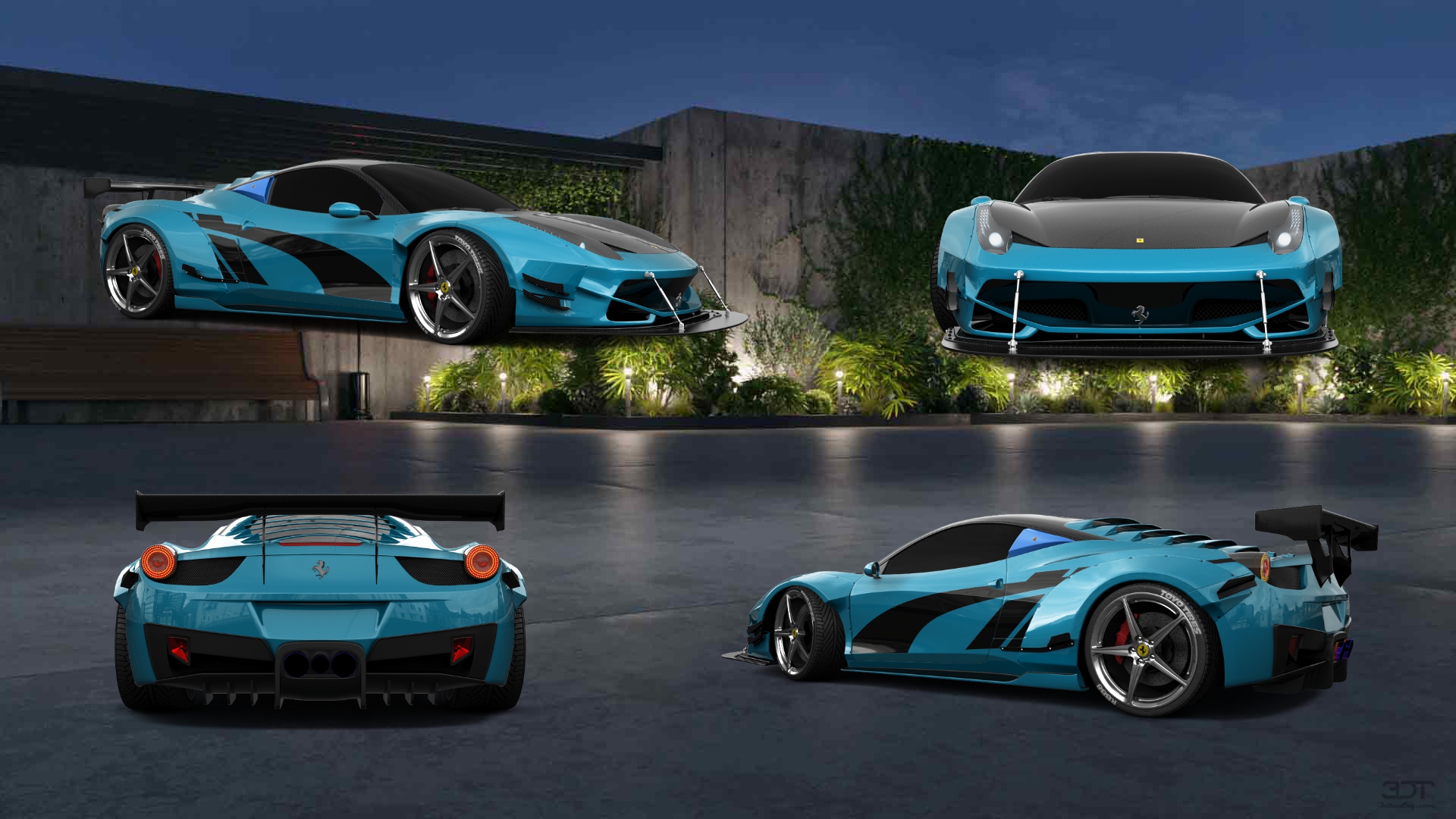 Ferrari 458 Italia 2 door spider 2010 tuning