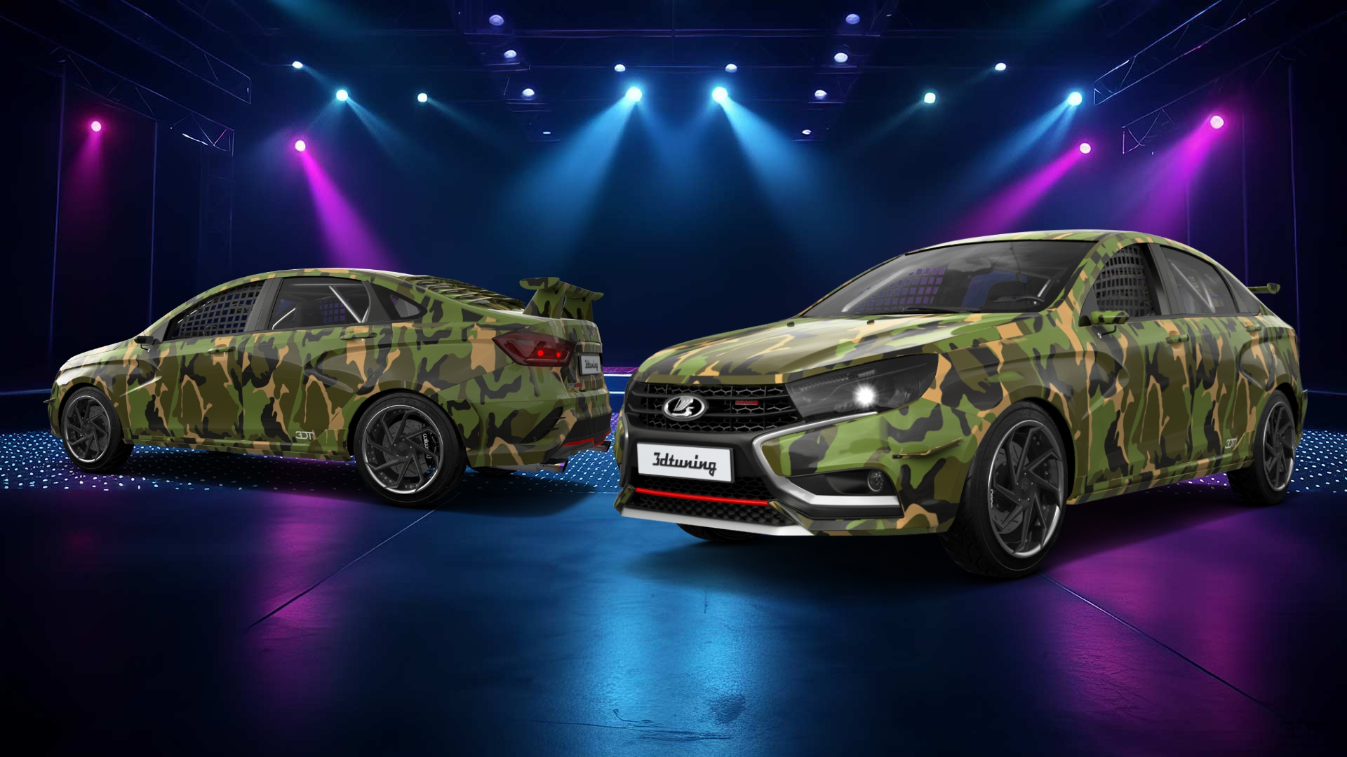 Lada Vesta 4 Door Saloon 2016 tuning