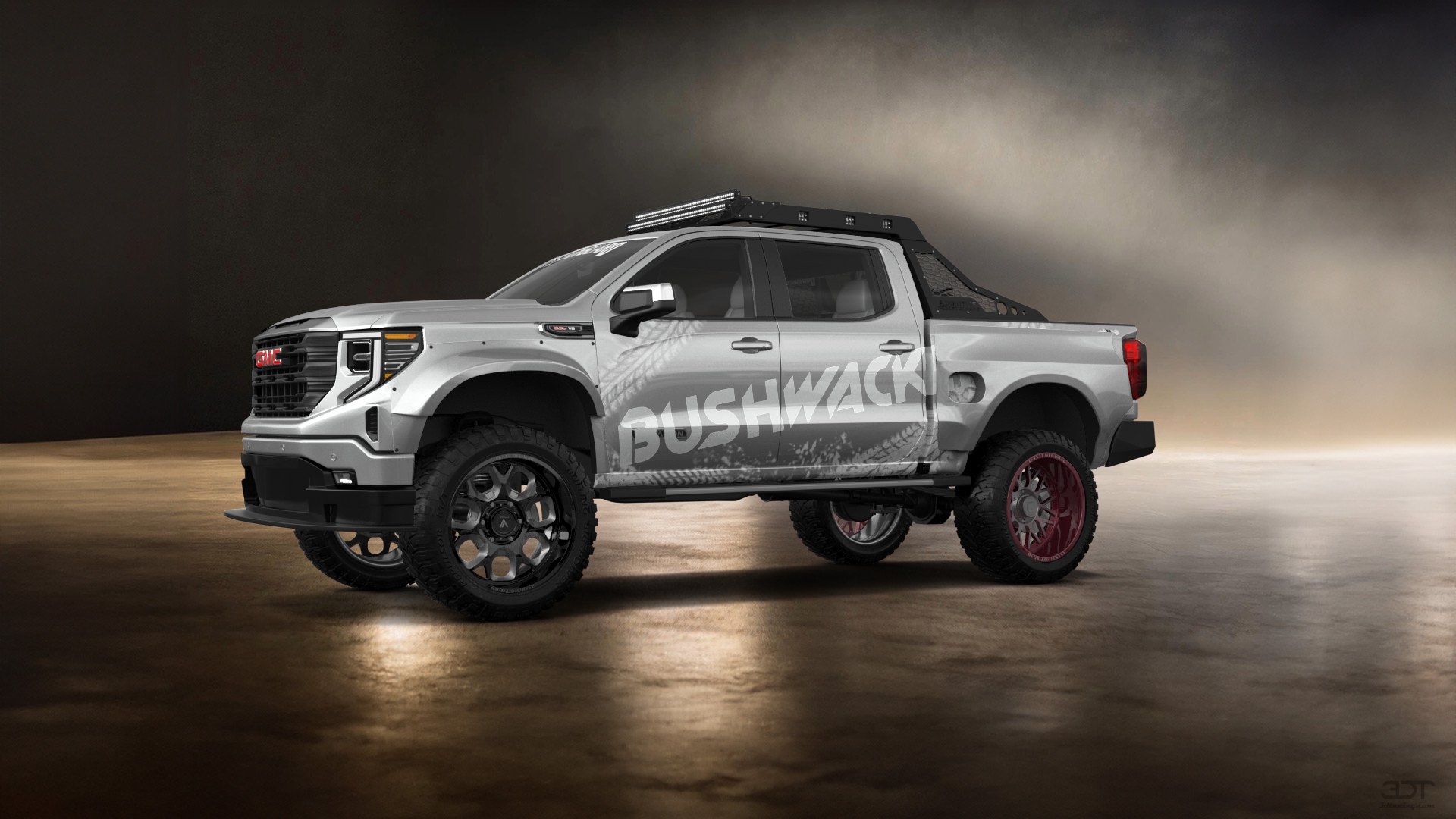 GMC Sierra 1500 Crew Cab 5.8 ft box 4 Door pickup truck 2023 tuning