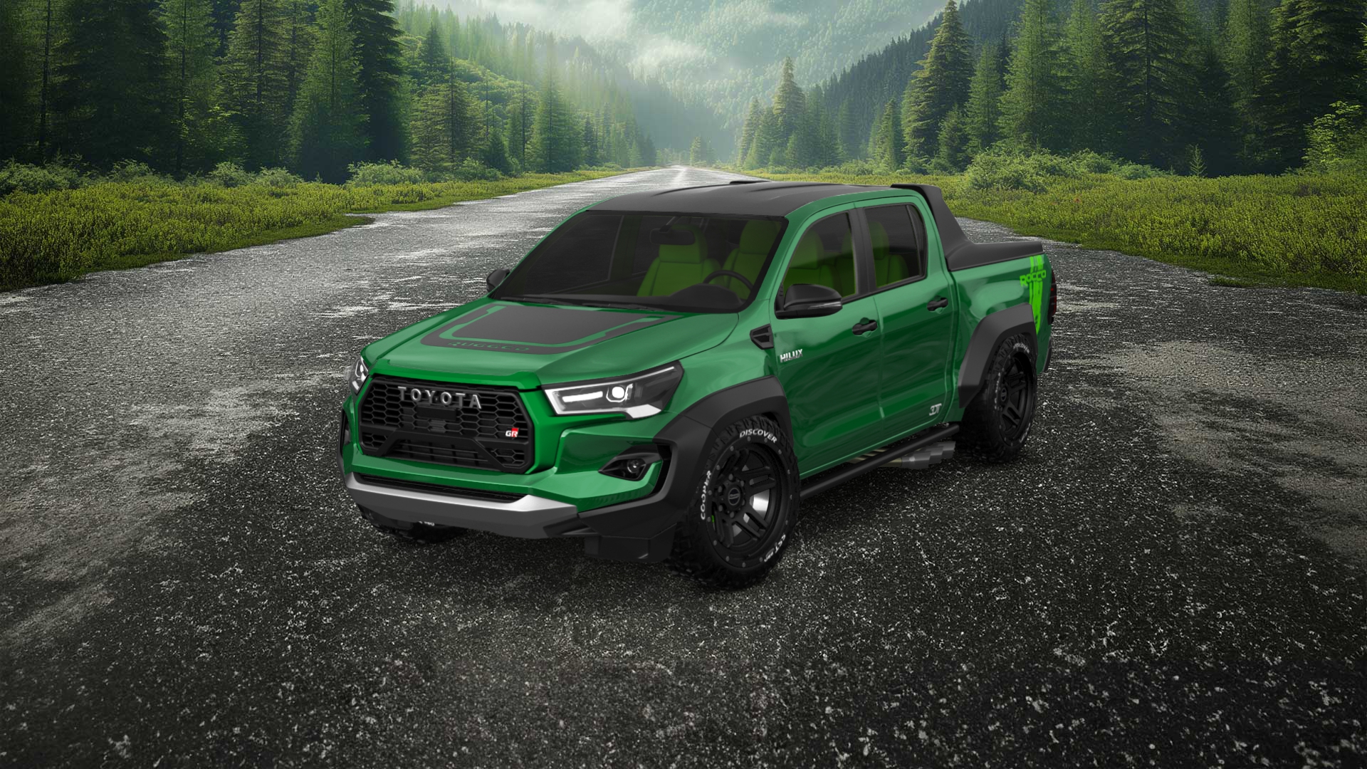 Toyota Hilux Double Cab 4 Door pickup truck 2015 tuning