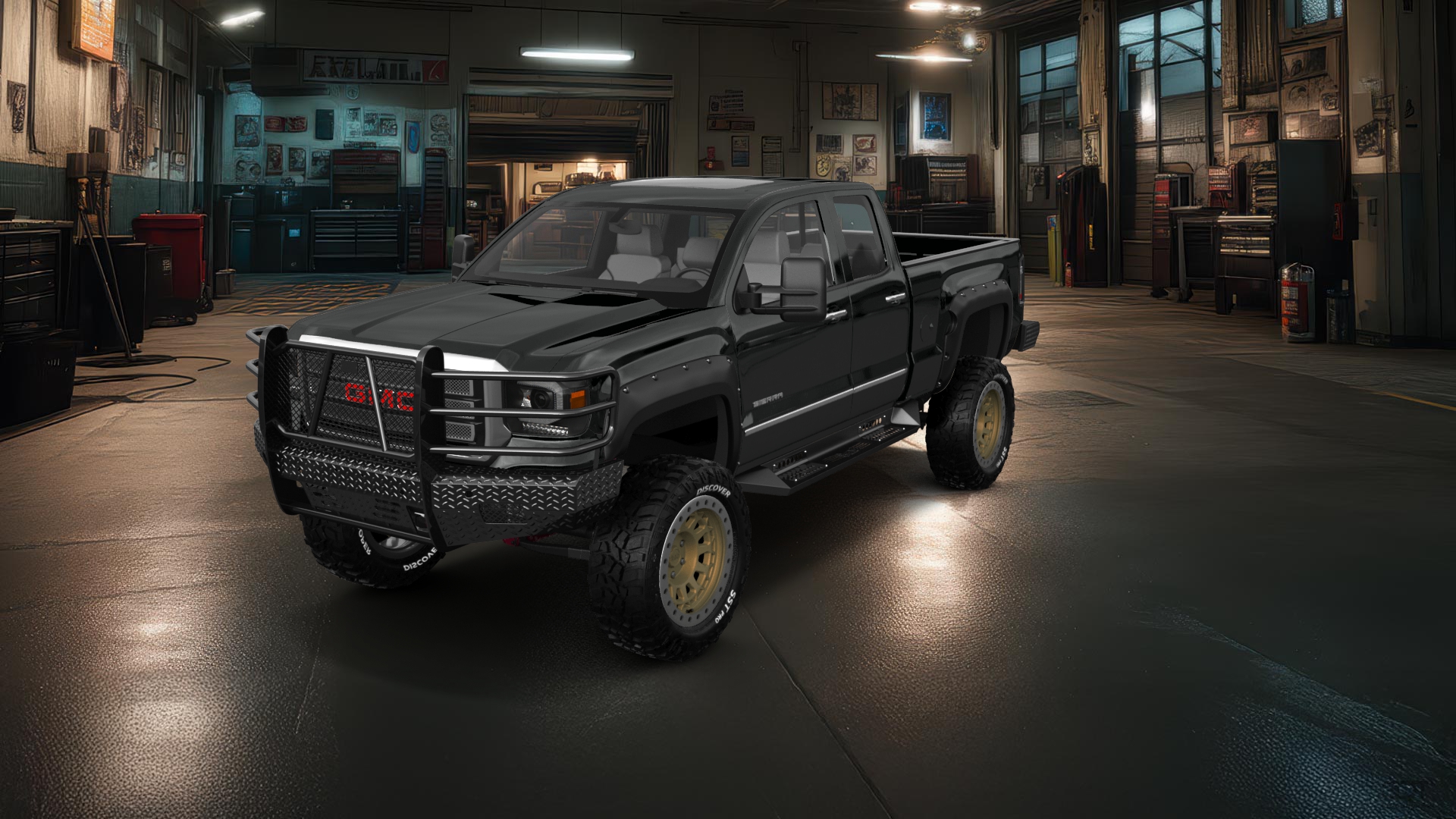 GMC Sierra 1500 Double Cab 6.5 4 Door Truck 2014 tuning