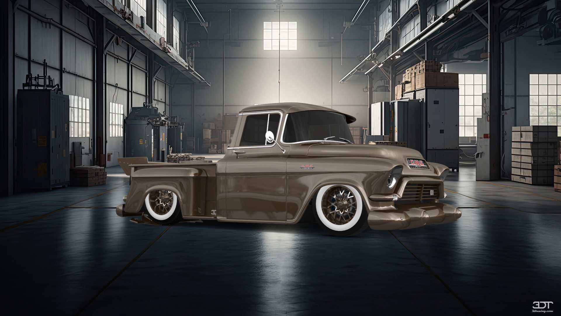 GMC 100 Stepside 2 Door pickup truck 1957 tuning
