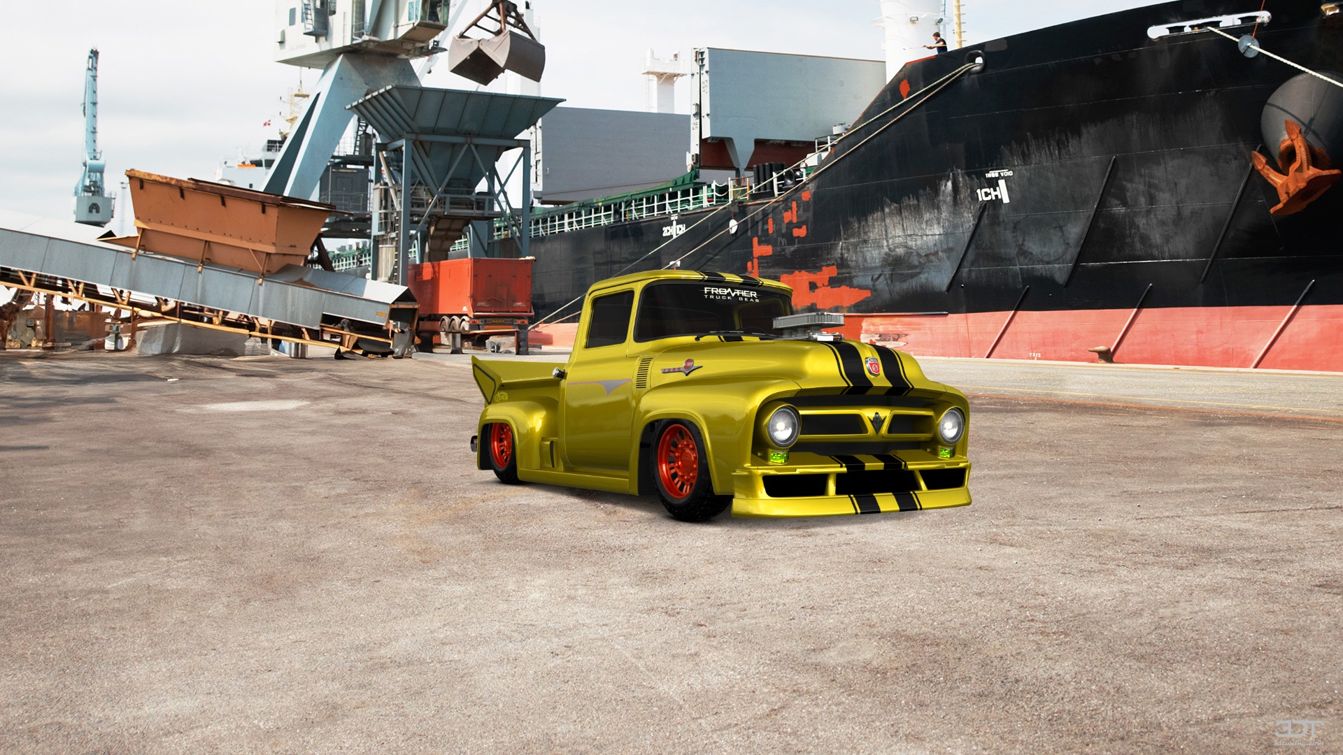 Ford F-100 2 Door truck 1956 tuning