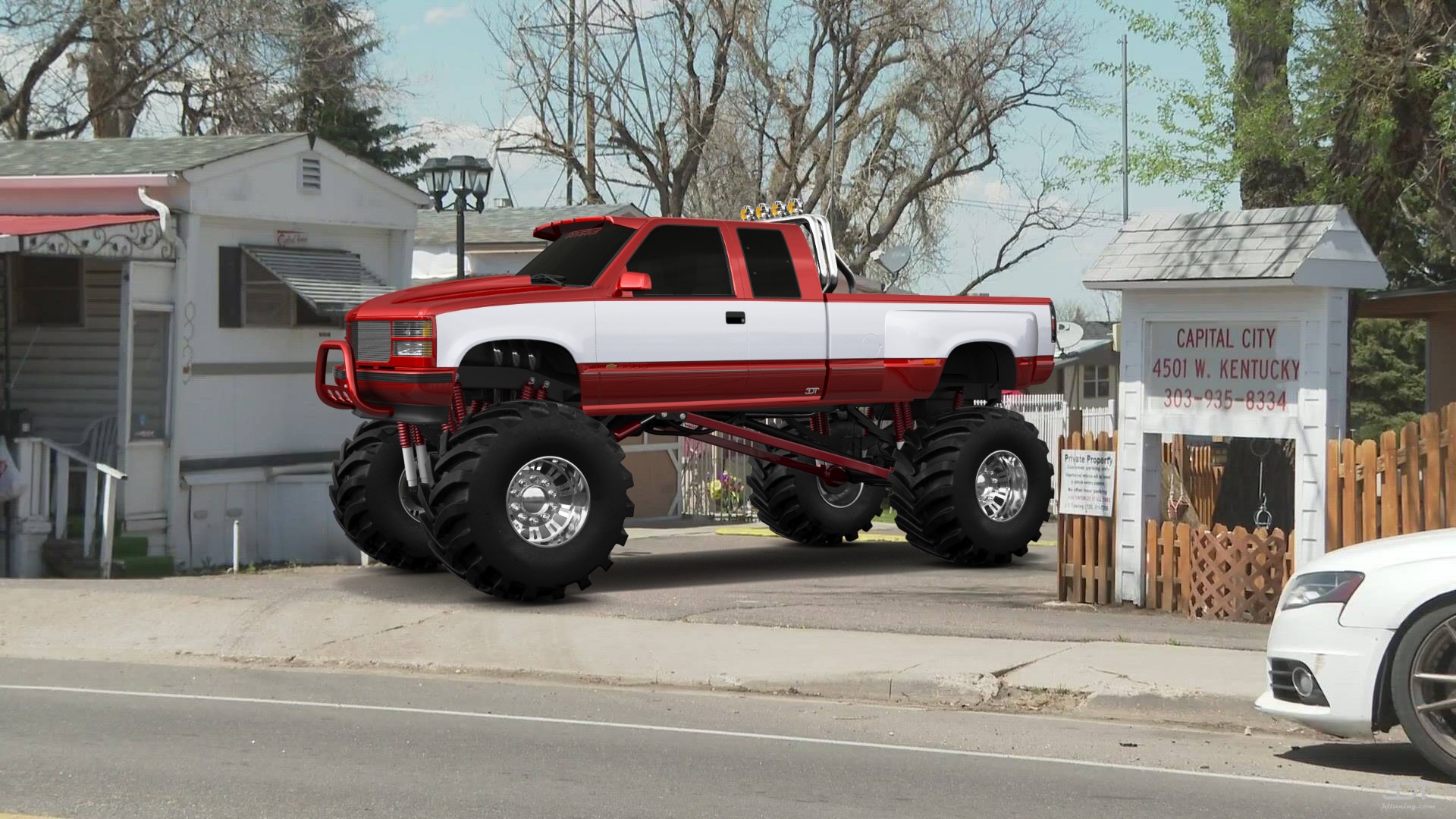 Tuning Chevrolet K3500 Extended Cab Pickup Truck 1988