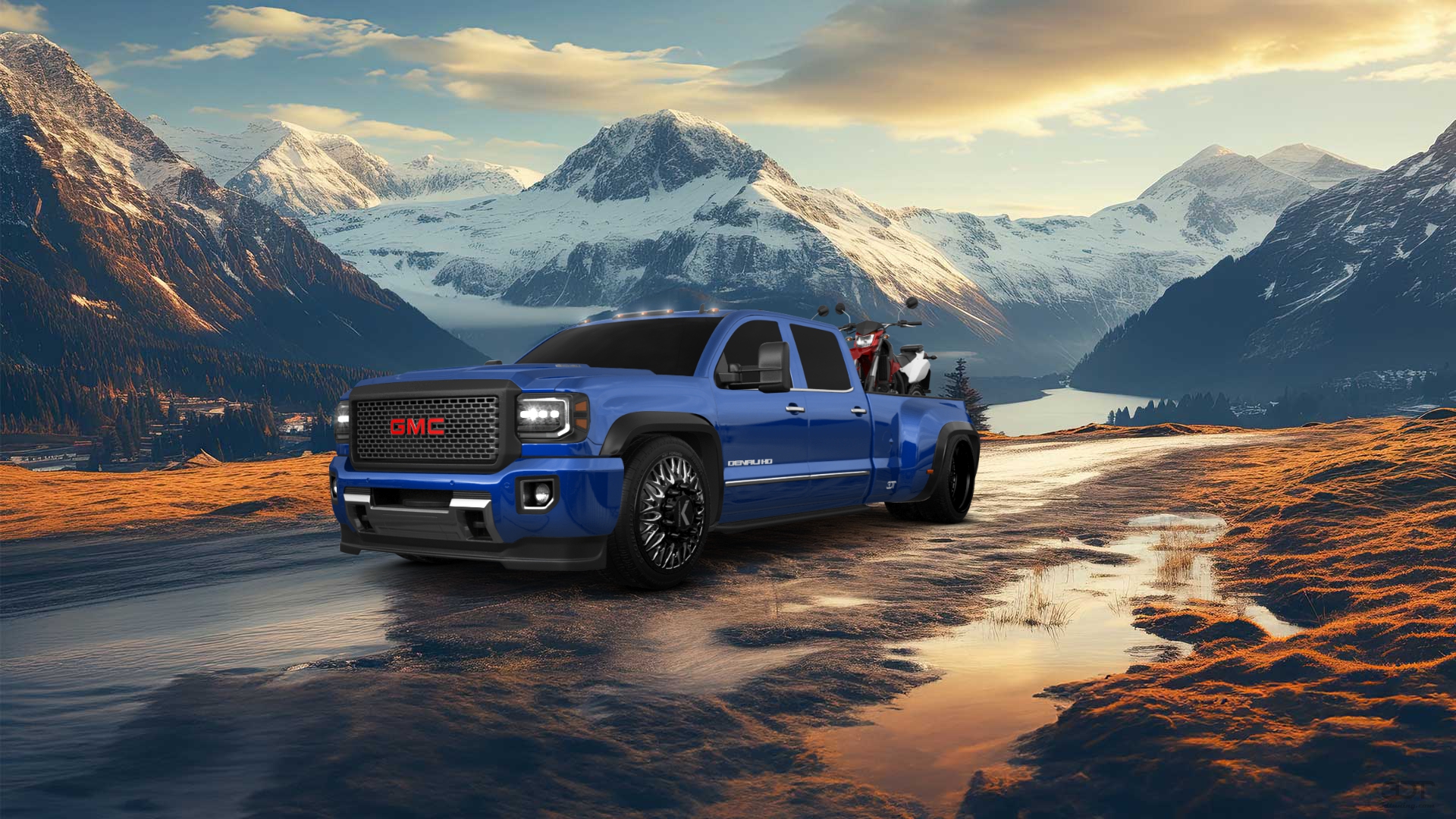 GMC Sierra 3500 HD Crew Cab 4 Door pickup truck 2015 tuning