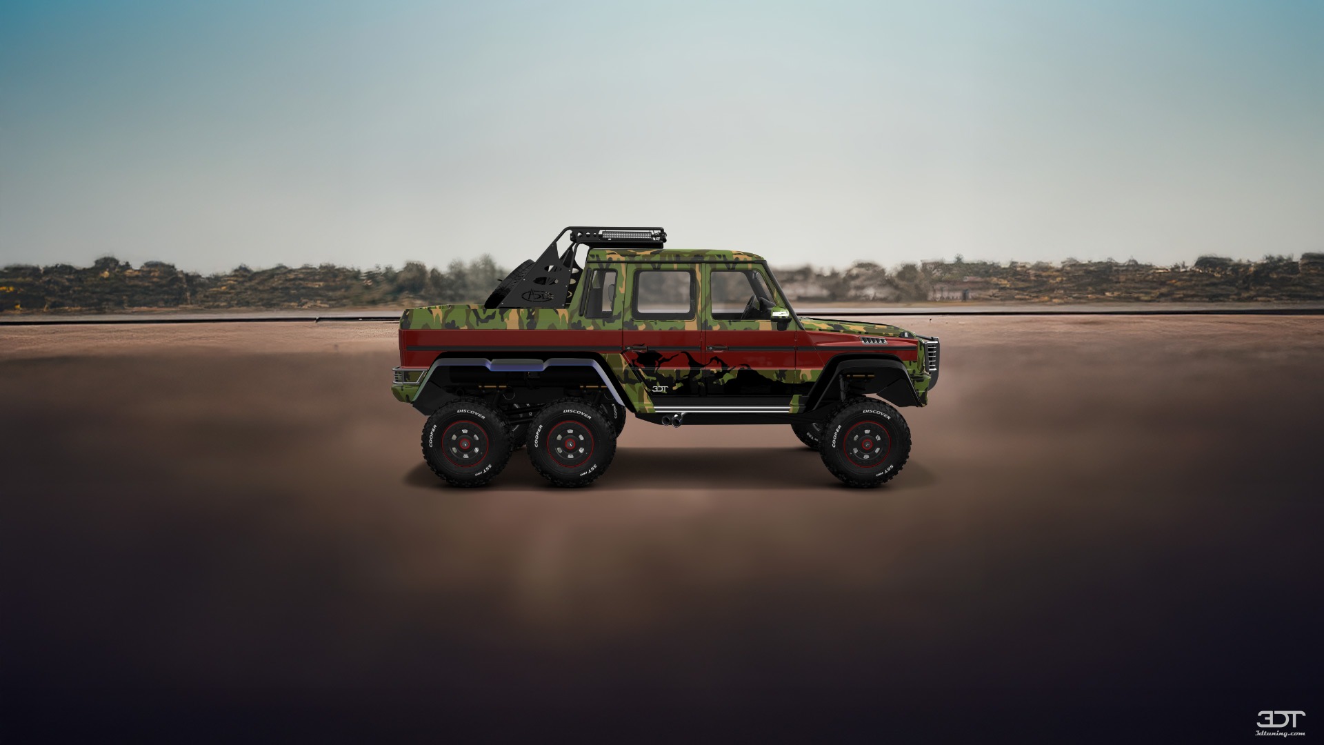 Mercedes G 63 AMG 6x6 4 Door pickup truck 2013 tuning