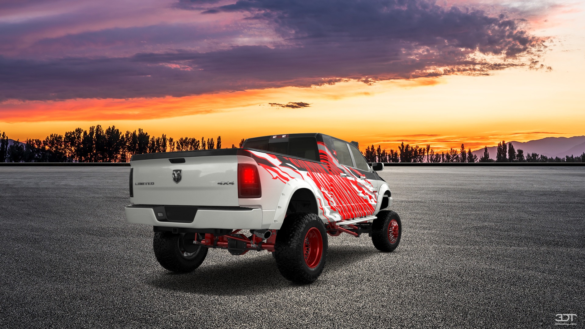 Dodge Ram 2500 Mega Cab 6.4 ft box 4 Door pickup truck 2010