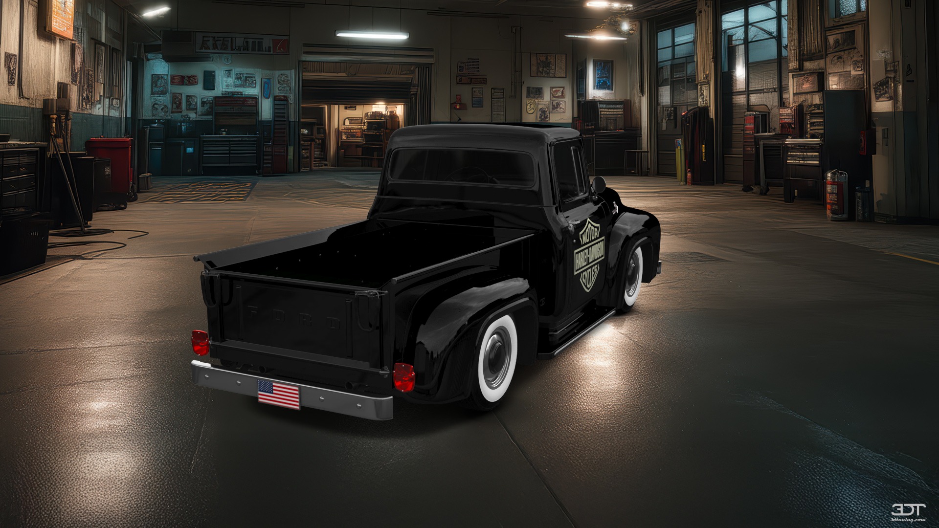 Tuning Ford F-100 2 Door truck 1956