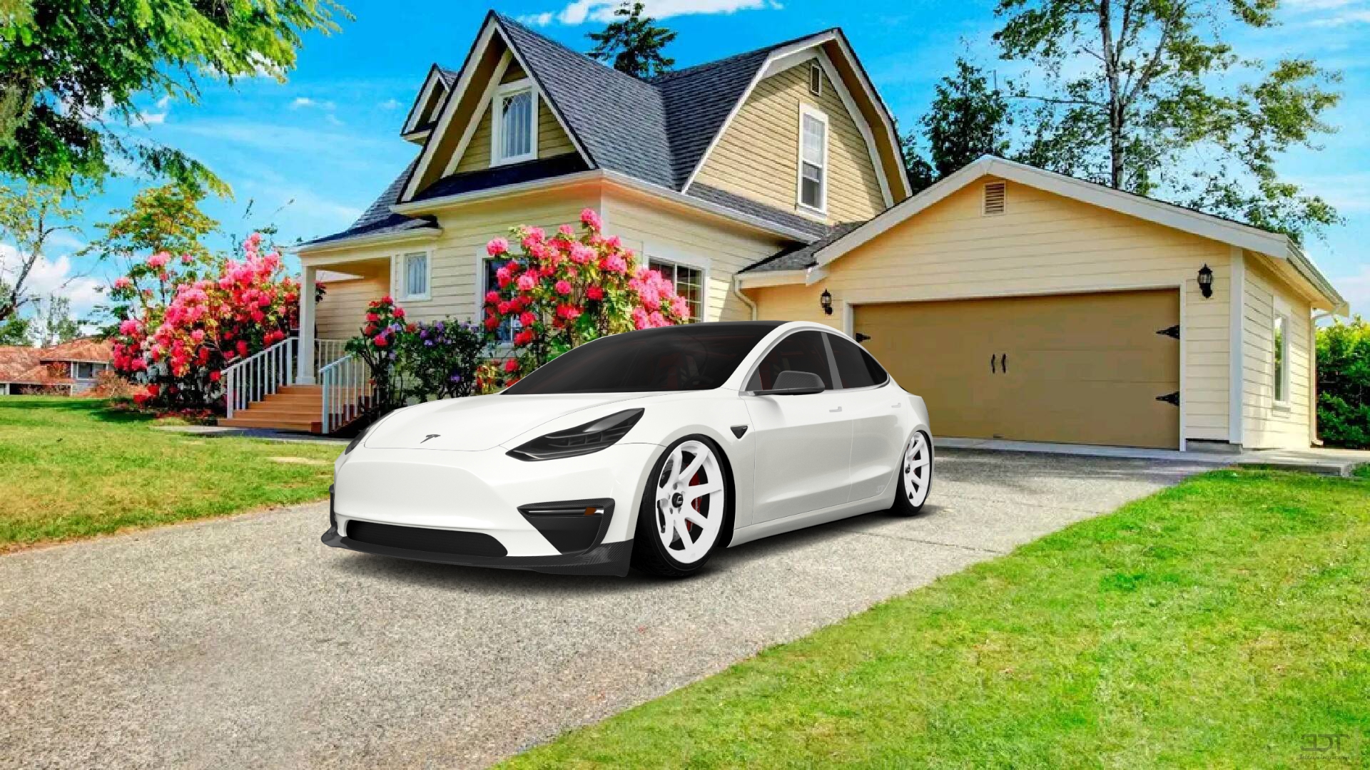 Tesla Model 3 4 Door Saloon 2017 tuning