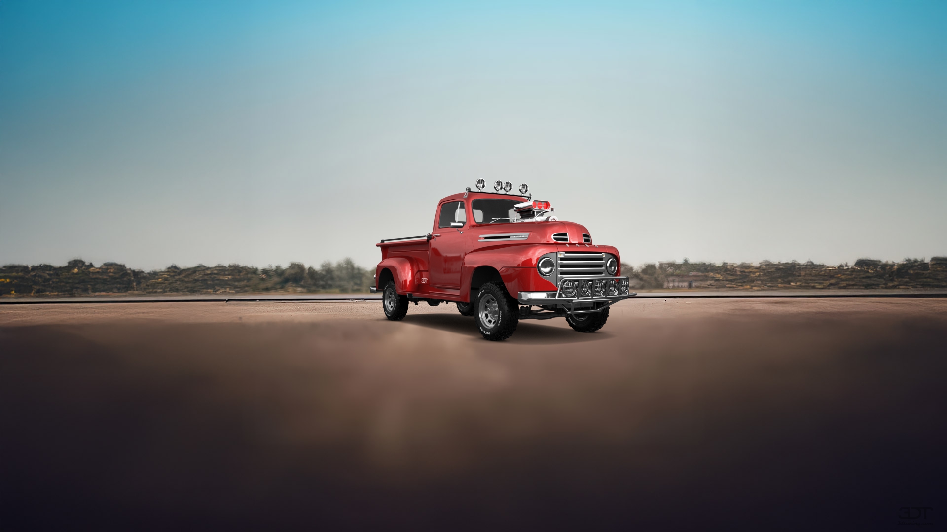 Ford F1 2 Door pickup truck 1949 tuning