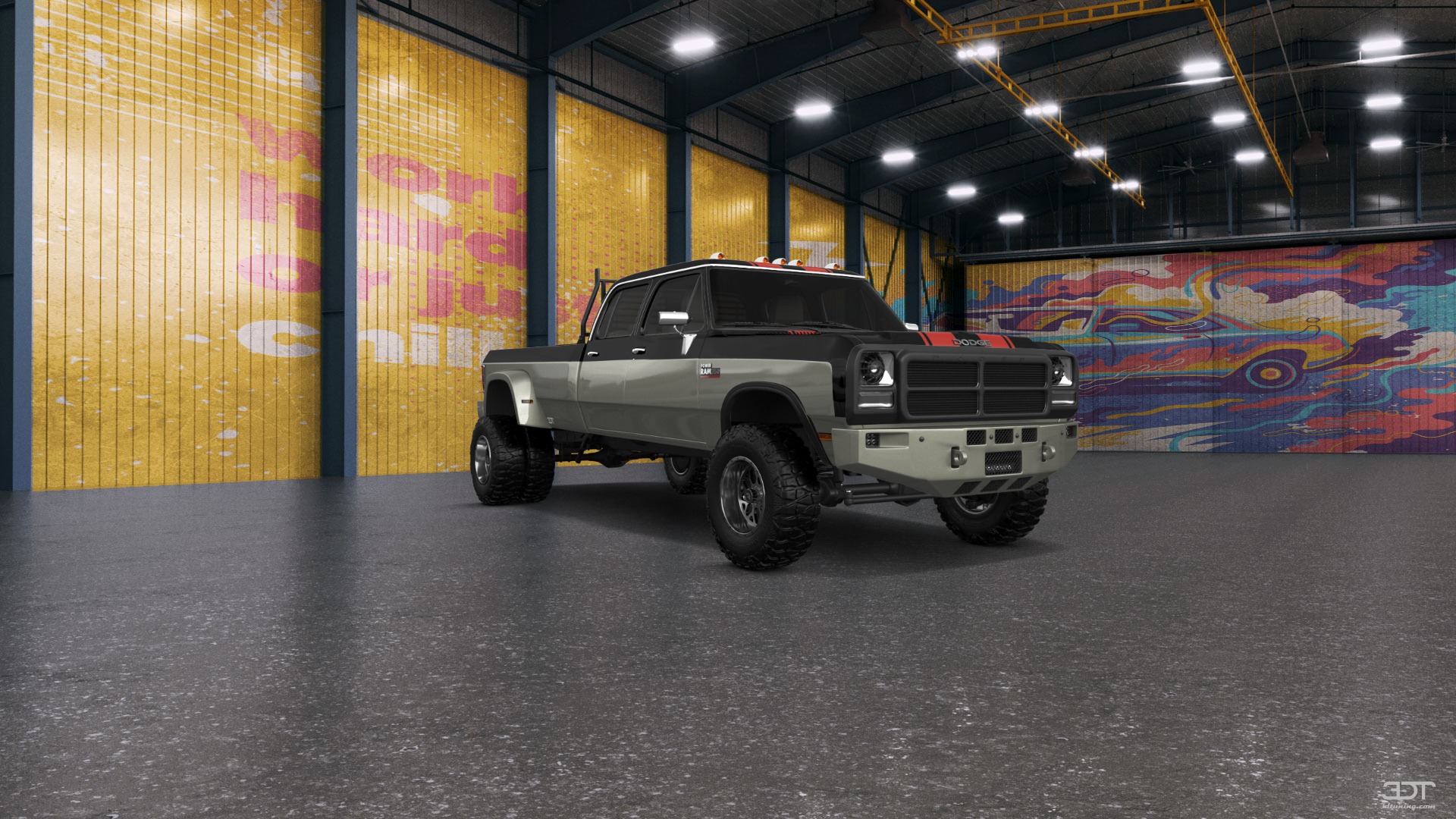 Dodge Ram 350 4 Door pickup truck 1991 tuning