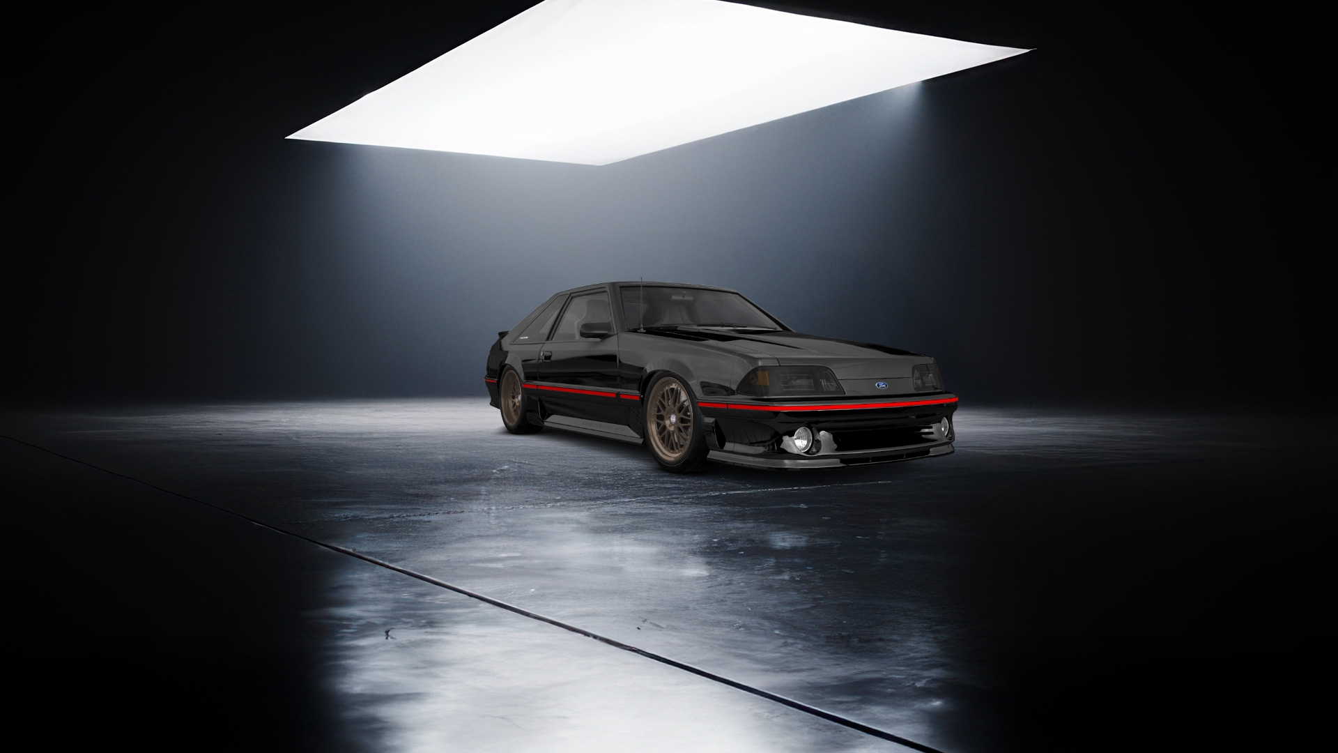 Ford Mustang 3 Door Hatchback 1988 tuning