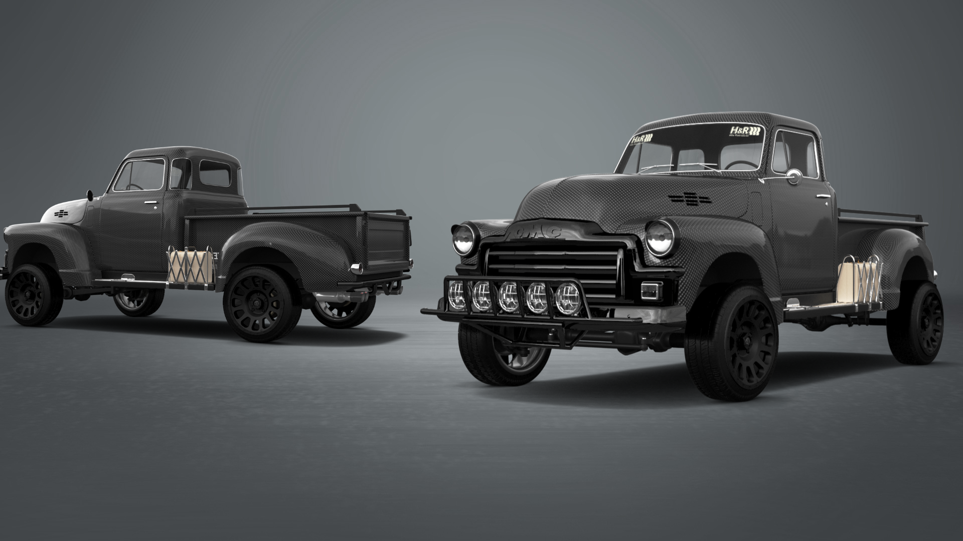 GMC 100 Stepside 2 Door pickup truck 1954 tuning