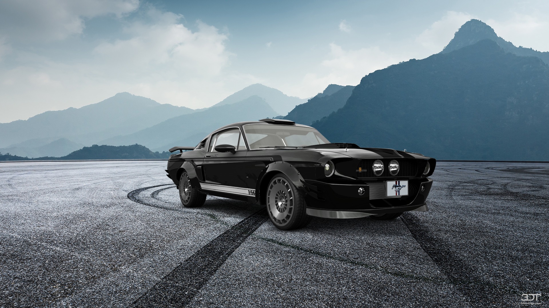 Mustang GT500 2 Door Coupe 1968 tuning