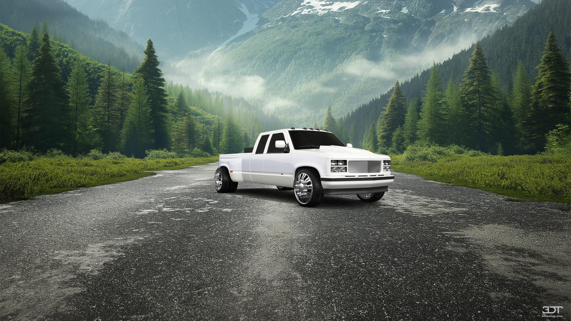 Chevrolet K3500 Extended Cab Pickup Truck 1988