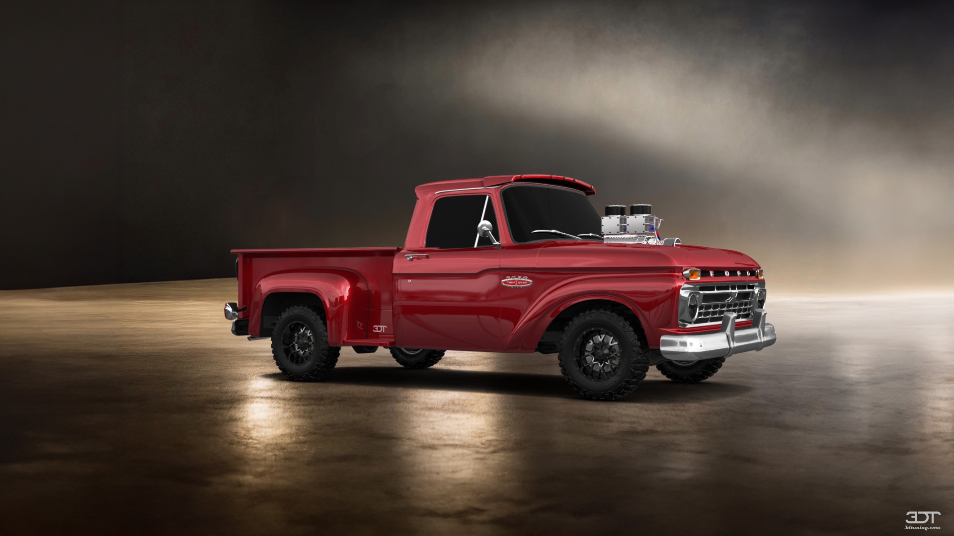 Ford F-100 Flareside 2 Door pickup truck 1961 tuning