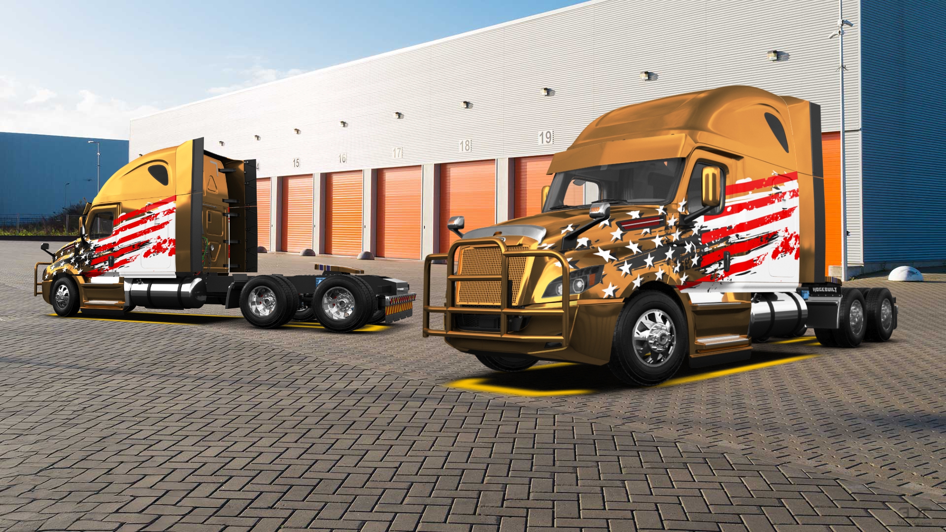 Freightliner Cascadia Sleeper Cab Truck 2018 tuning