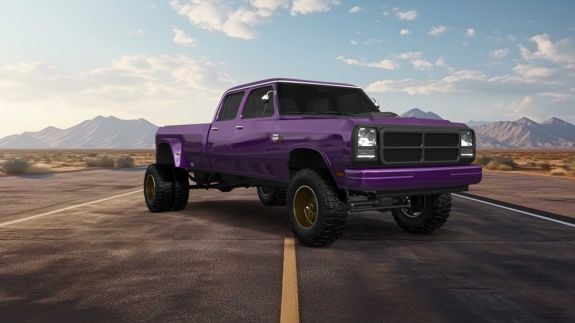 Dodge Ram 350 4 Door pickup truck 1991 tuning