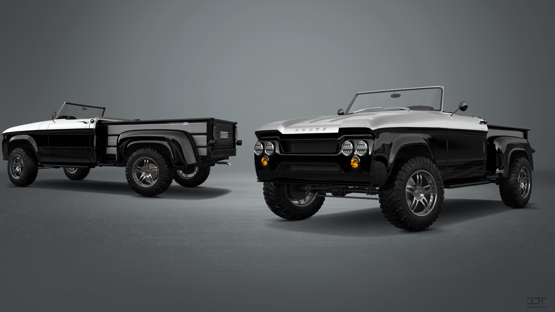 Dodge D-100 Stepside 2 Door pickup truck 1961