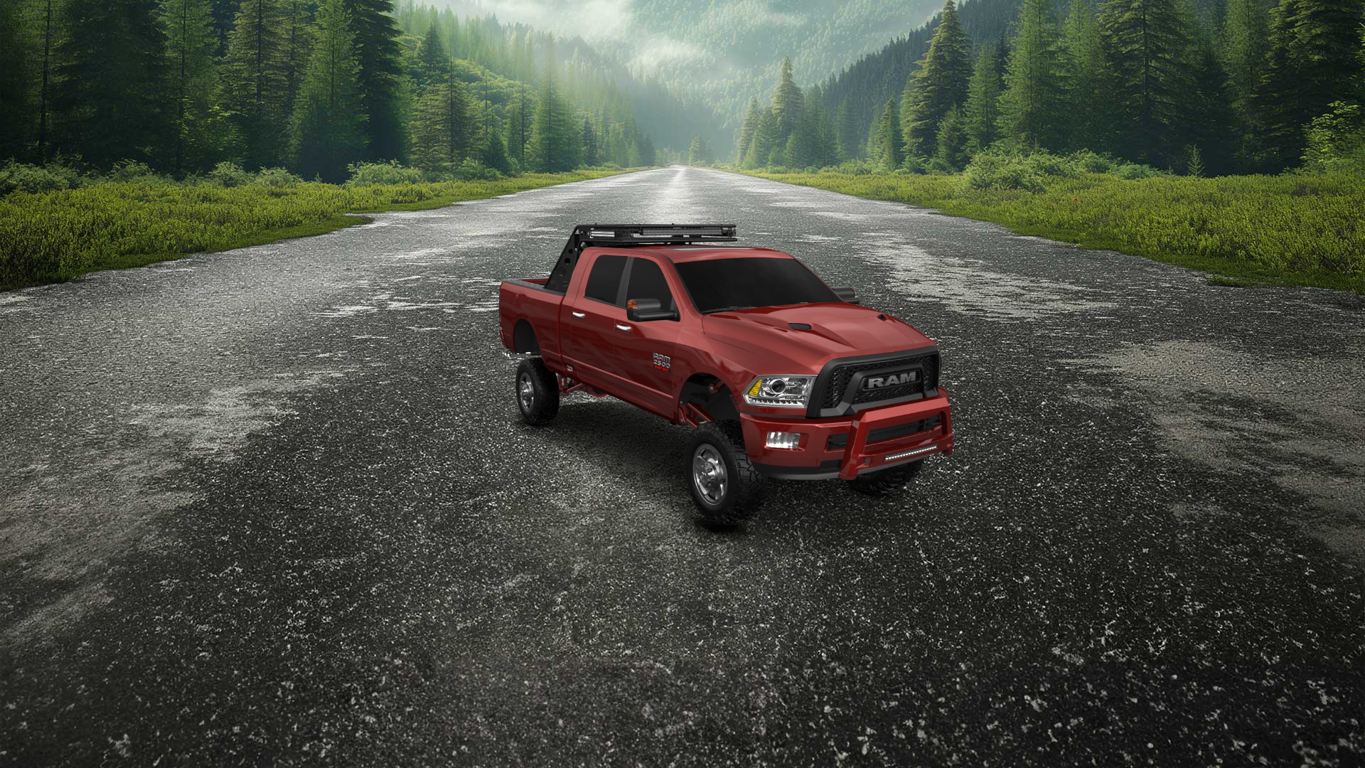 Dodge Ram 2500 Mega Cab 6.4 ft box 4 Door pickup truck 2010 tuning