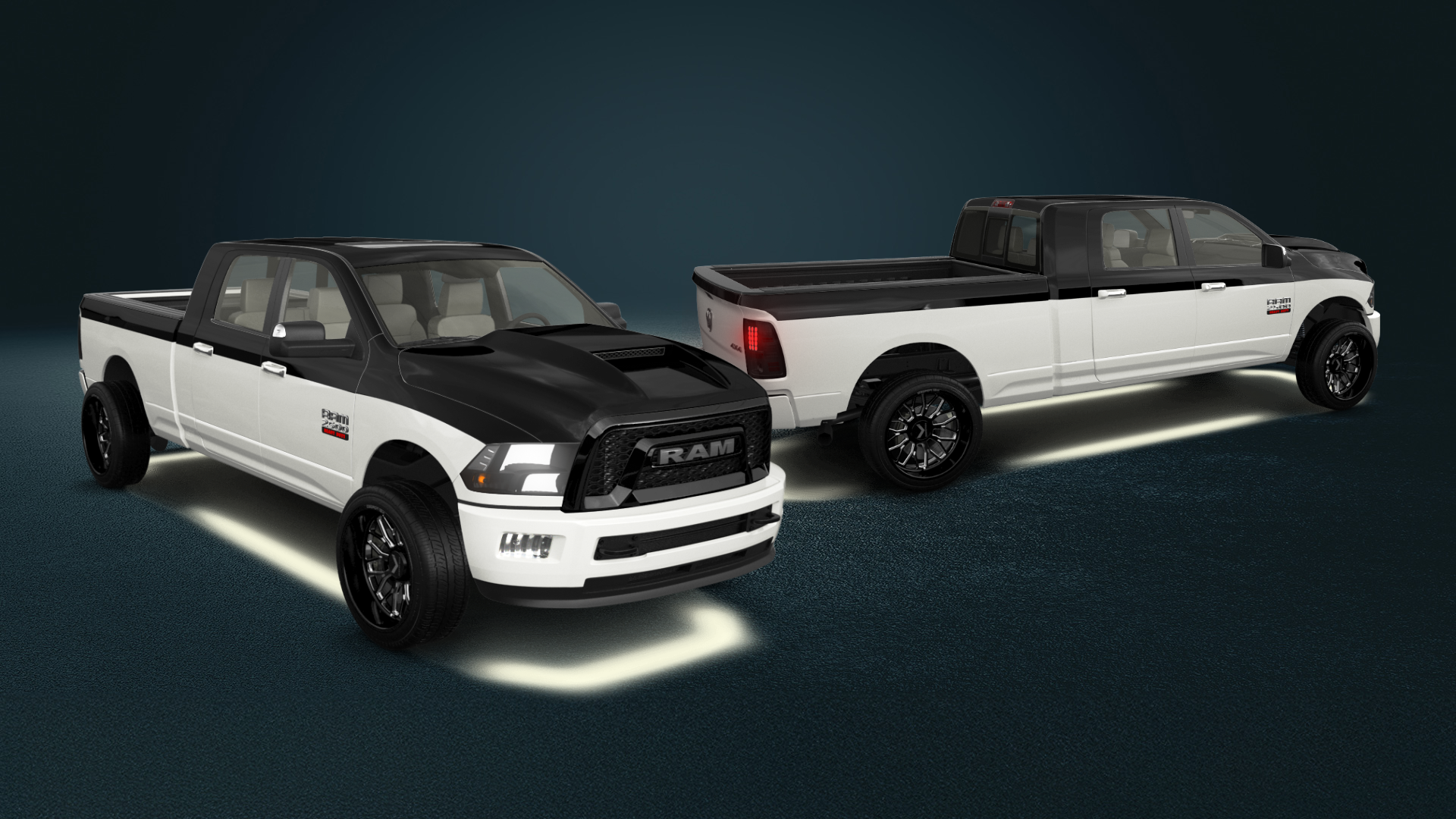 Dodge Ram 2500 Mega Cab 6.4 ft box 4 Door pickup truck 2010