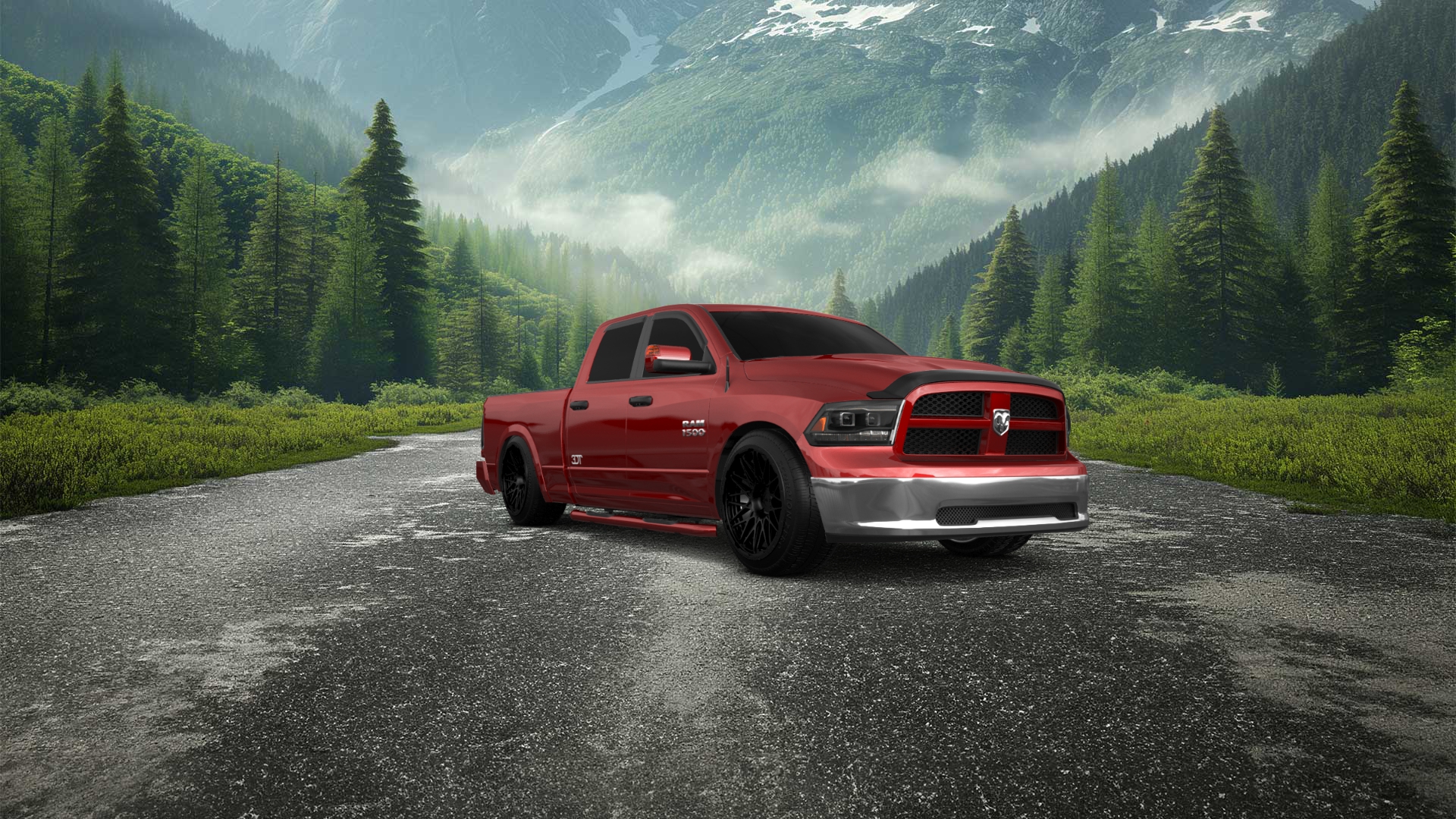 Dodge Ram 1500 Crew Cab 6.4 ft box 4 Door pickup truck 2009